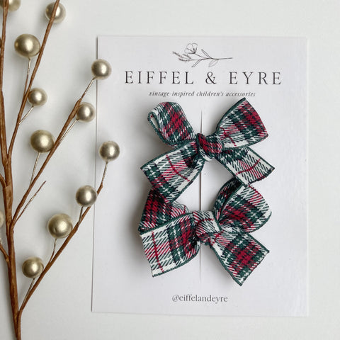 Holiday Collection | Festive Ribbon Clips