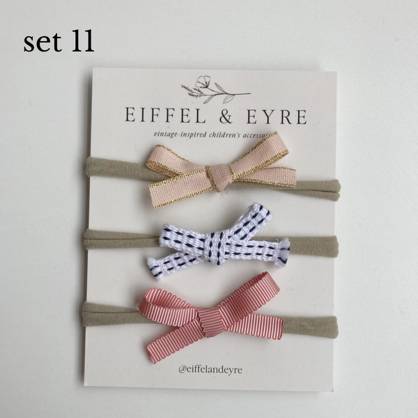 Holiday Collection | Festive Hair Bow Set