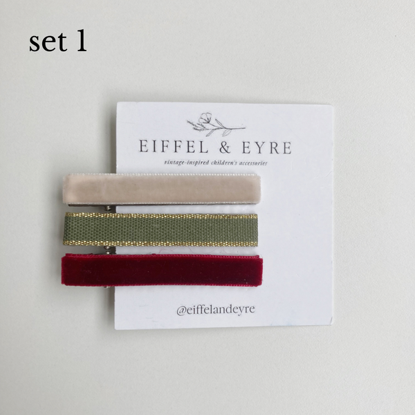 Holiday Collection | Festive Hair Clip Set