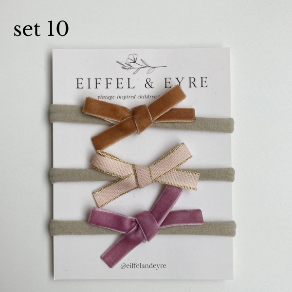 Holiday Collection | Festive Hair Bow Set