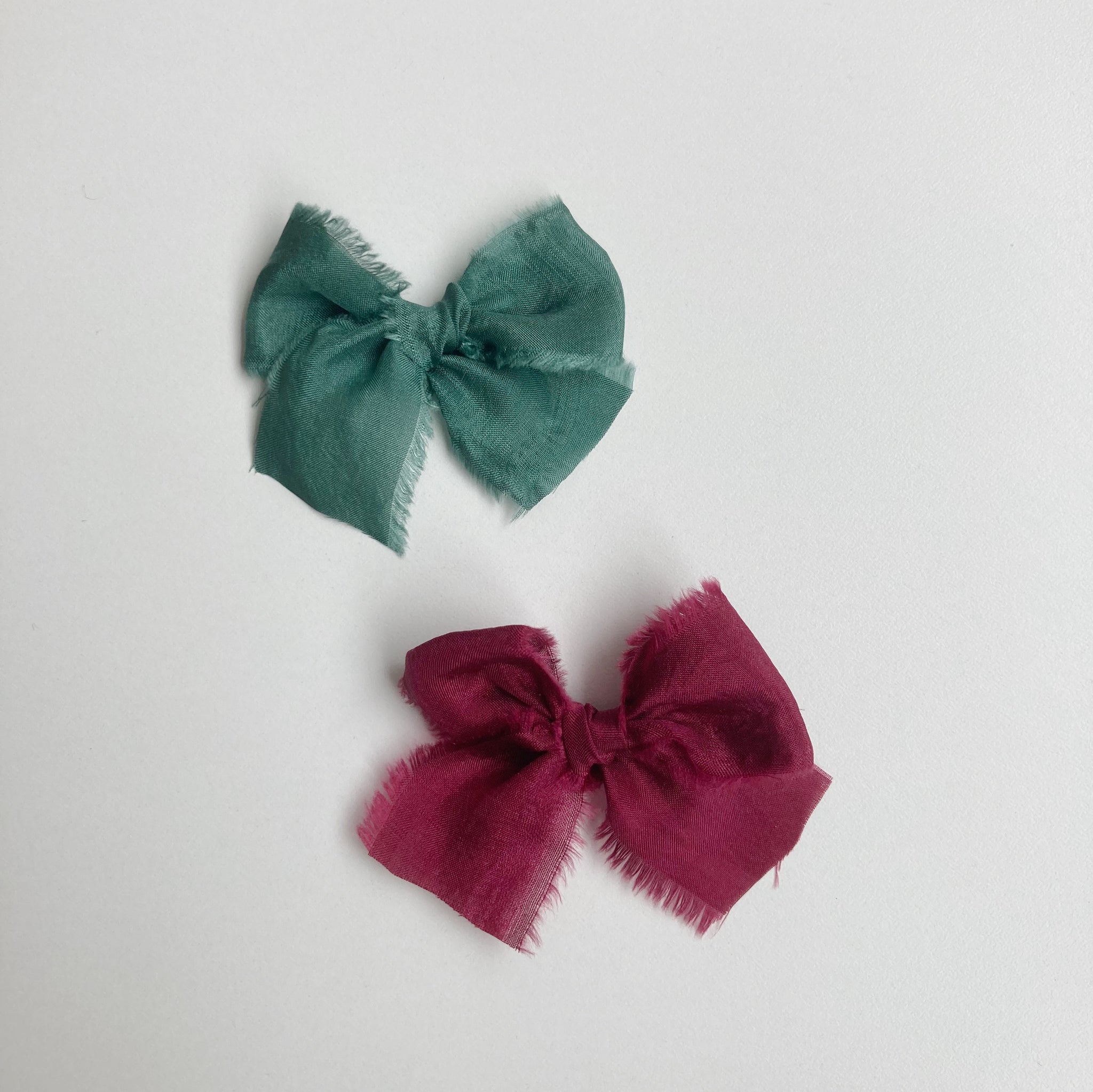 Holiday Collection | Petite Raw Silk Bow