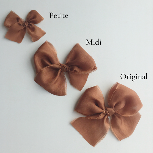 Sale Colours | Classic Raw Silk Bow