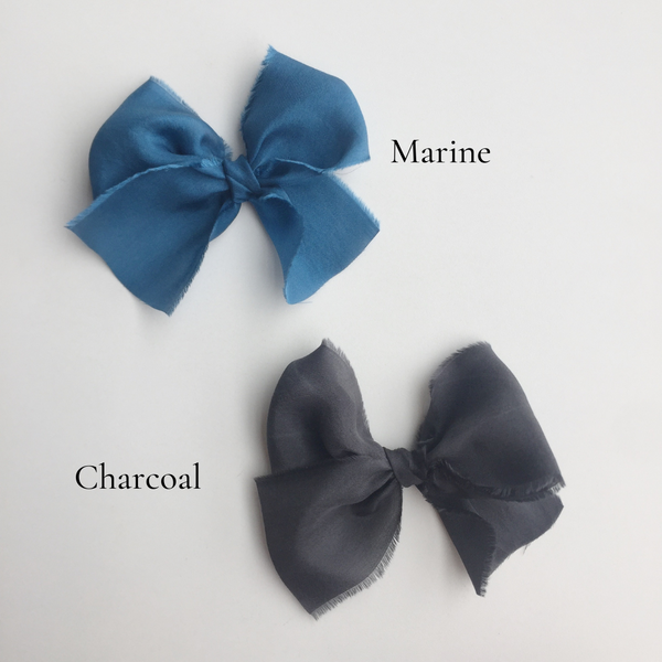 Sale Colours | Classic Raw Silk Bow